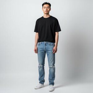 Levis 501 Original Fit Straight Leg Button Fly Denim Jeans Men's Size 38X30 NEW!